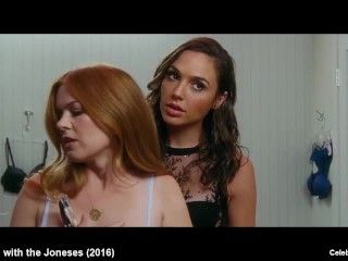Video Isla Fisher & Gal Gadot Sexy Lingerie Scenes In Keeping Up With The Joneses